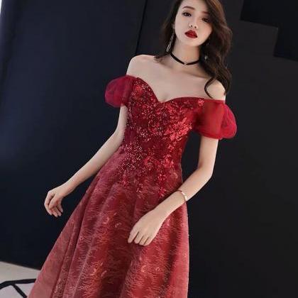 Bling Bling Red Dress Formal Dress Party Dress..